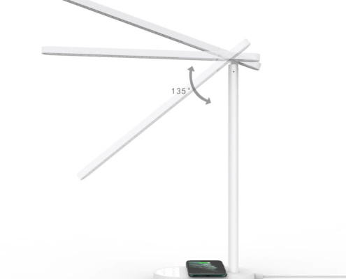 desk lamp with wireless charger