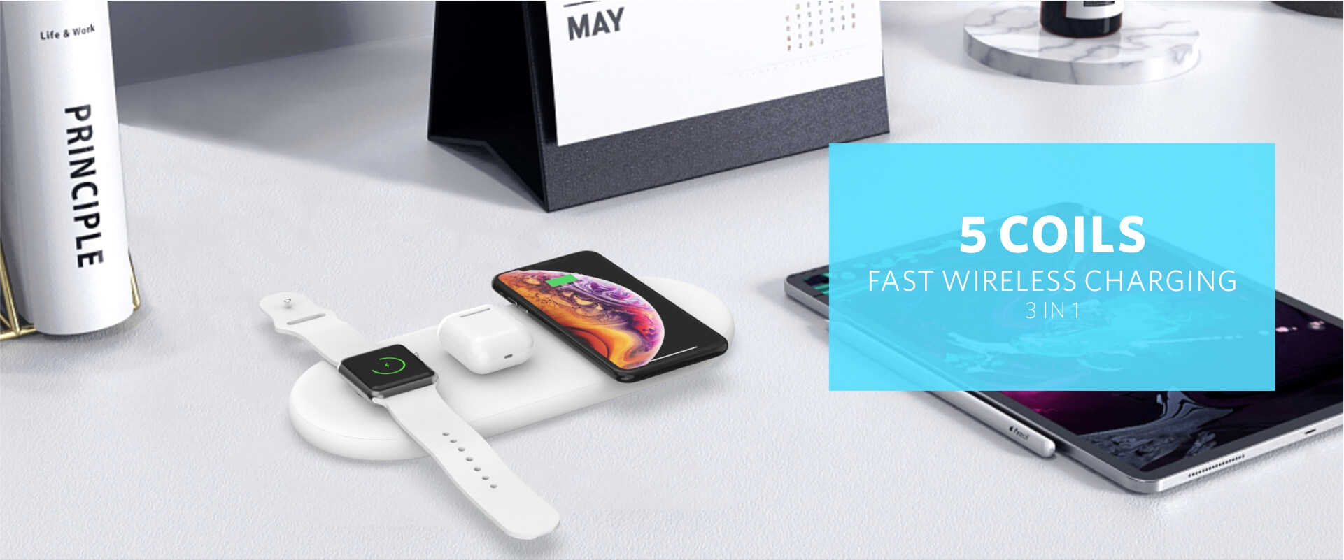 3 in 1 wireless charger