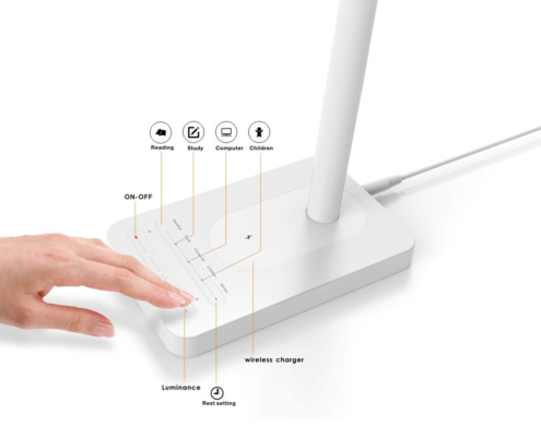 desk lamp with Wireless Charger