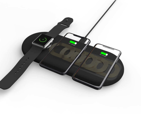 5 coils Wireless Charging Pad